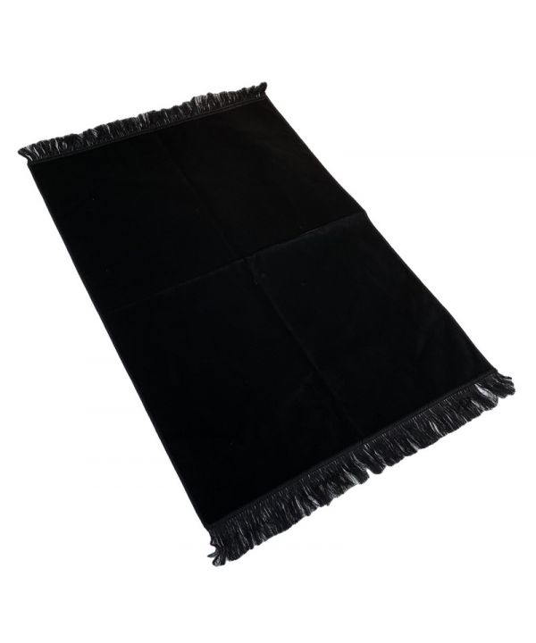tapis-de-priere-de-luxe-couleur-noir-unis-adulte-73-x-110-cm